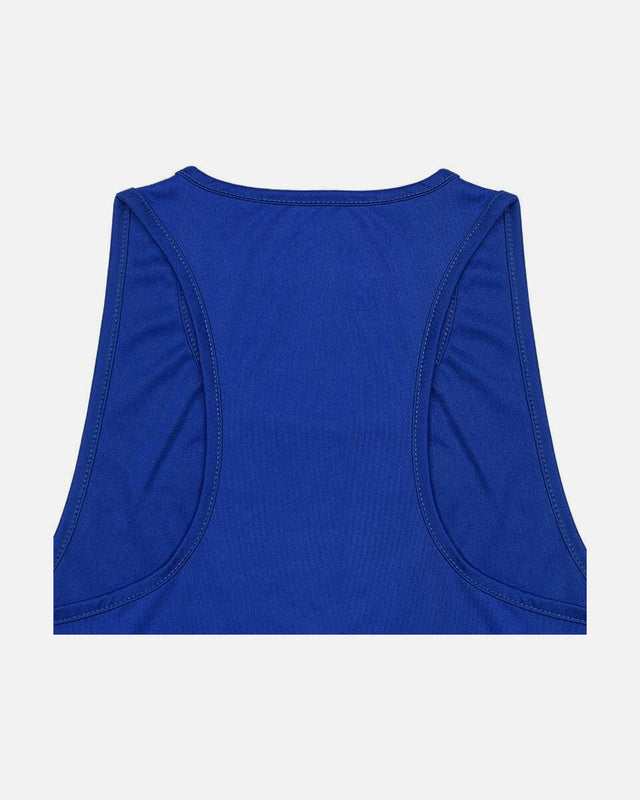 Camiseta de boxeo Adidas Punch Line – Azul/Blanco