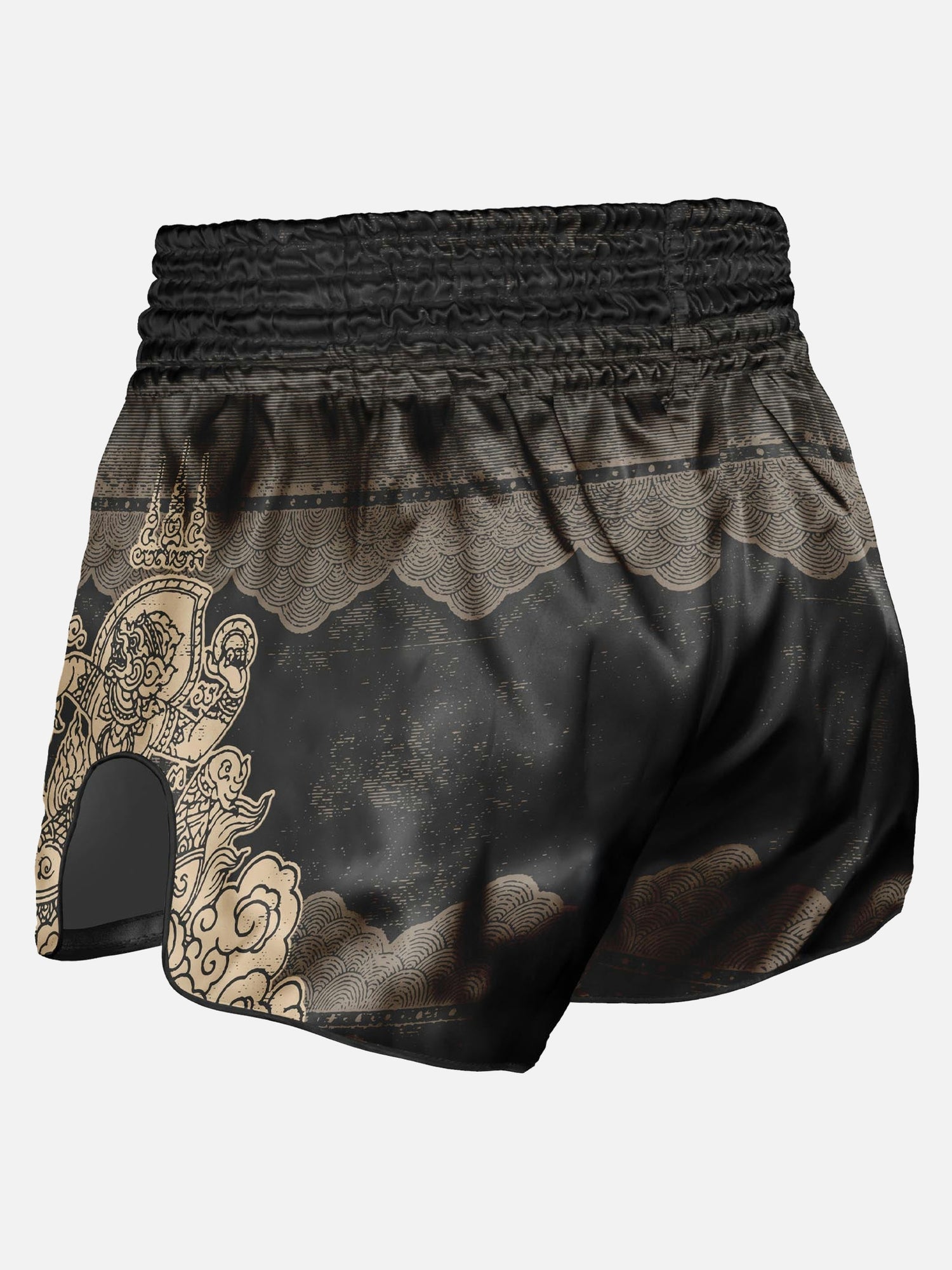 Pantaloncini Muay Thai 8 WEAPONS Hanuman – Nero/Oro