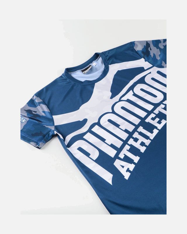 Phantom Athletics Trainingsshirt EVO Warfare – Marineblau Camo