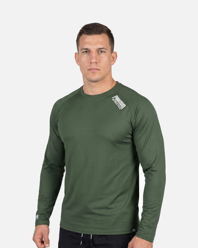 Phantom Athletics Trainingsshirt Tactic Lange Ärmel – Grün