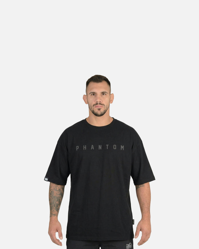 Phantom Athletics T-Shirt Vantage Oversize - Zwart