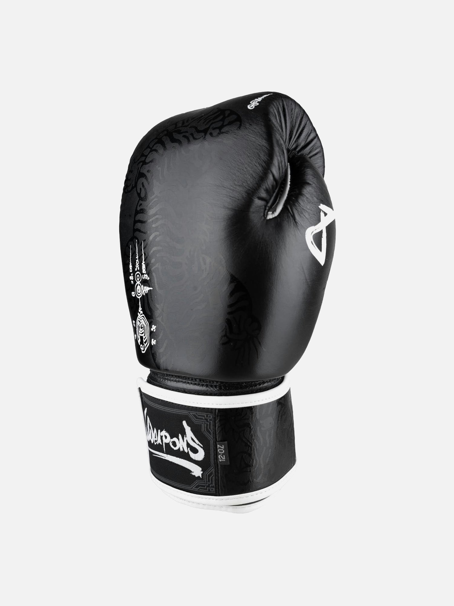 Luvas de boxe 8 WEAPONS Sak Yant Big Tiger – Preto