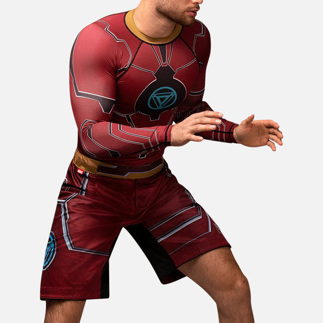 Marvel MMA-Shorts Iron Man – Rot