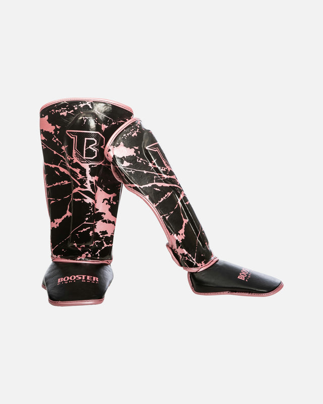 Caneleiras Booster SG Marble Criança – Rosa