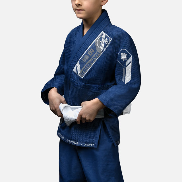 Kimono BJJ Hayabusa Ascend – Copii – Albastru Marin