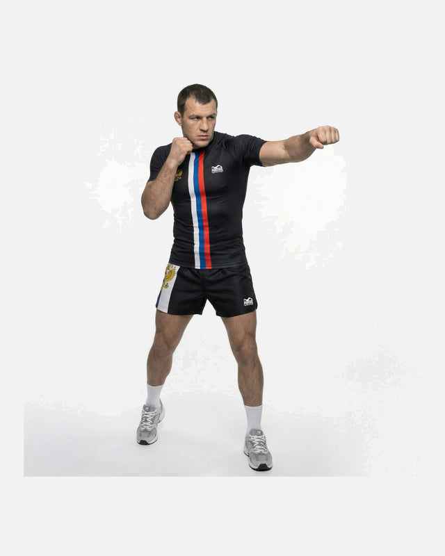 Phantom Athletics MMA-shorts Fusion-R Team Russia - Rød/Hvid