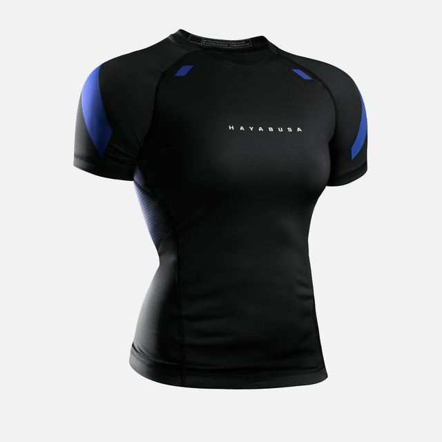Hayabusa Rashguard Pro Ranked Kurzarm Damen – Blau