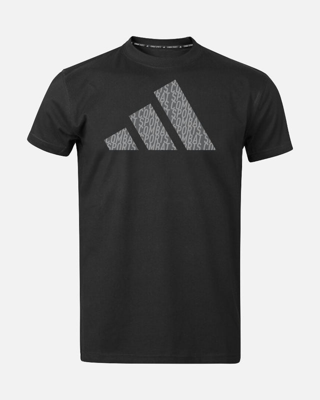 Adidas T-shirt Perfo Script Graphic - Sort