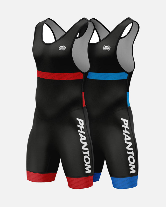 Singlet de luta Phantom Athletics Raptor – Vermelho/Azul