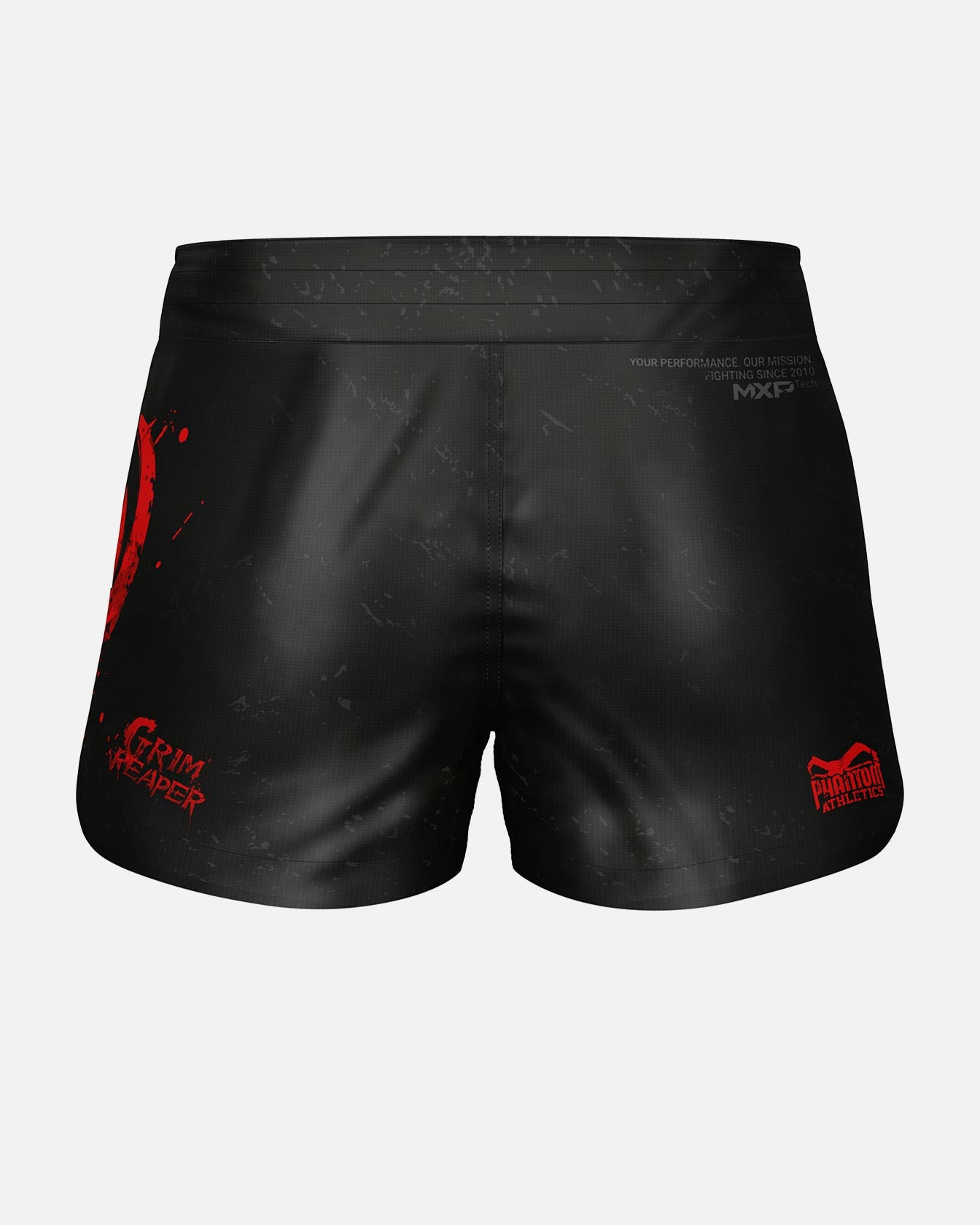 Pantalones de MMA Phantom Athletics Fusion-R Reaper – Negro/Rojo