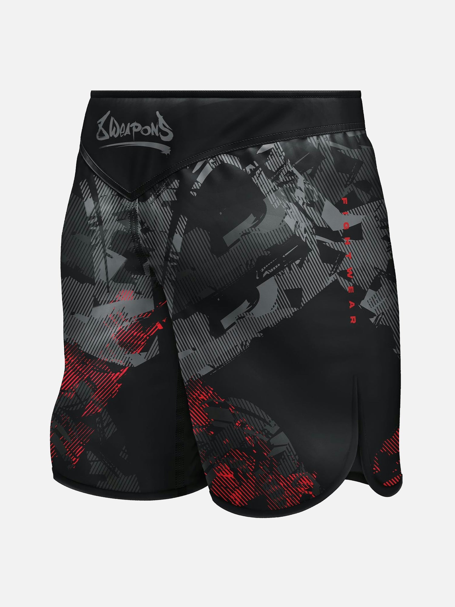8 WEAPONS MMA-shorts Hit 2.0 – Svart/Röd