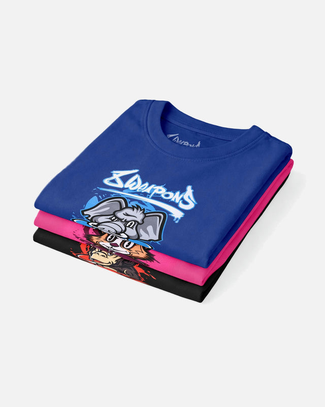T-shirt 8 WEAPONS Jipe – Blu