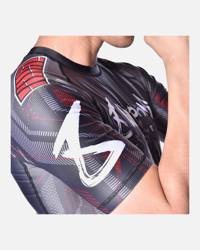 Rashguard 8 WEAPONS Samurai 2.0 – Preto/Vermelho