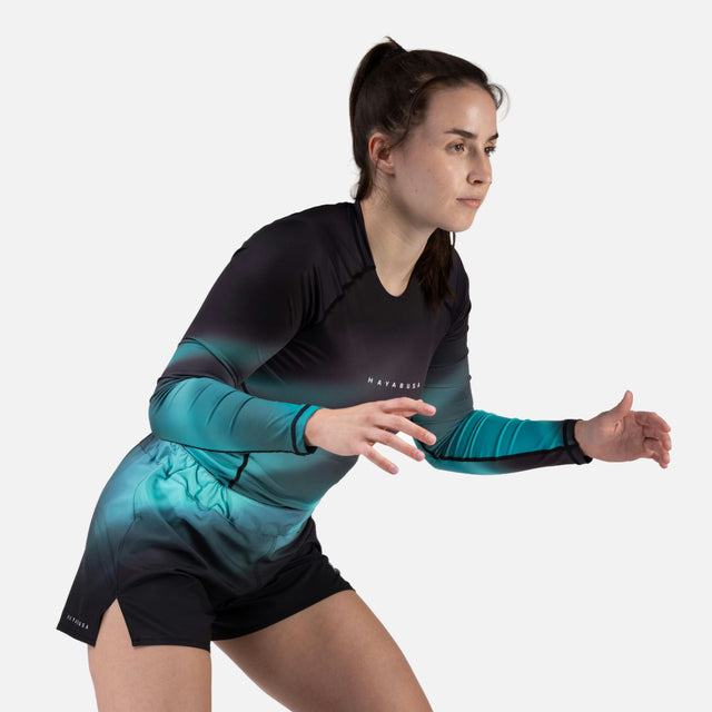 Pantalones de MMA Hayabusa Apex Nova Lightweight Mujer - Petrol