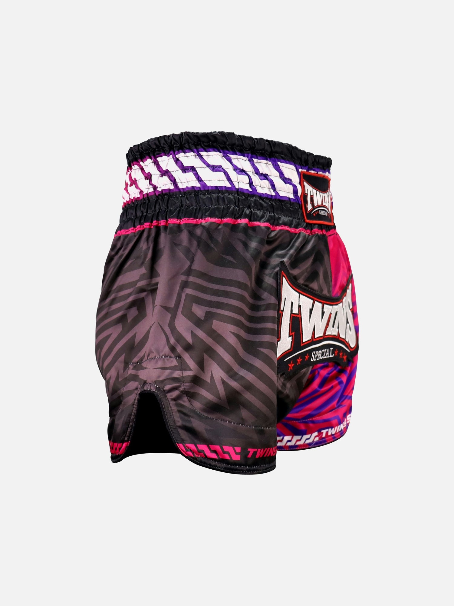 Spodenki Muay Thai Twins TTBL Maze – Różowe