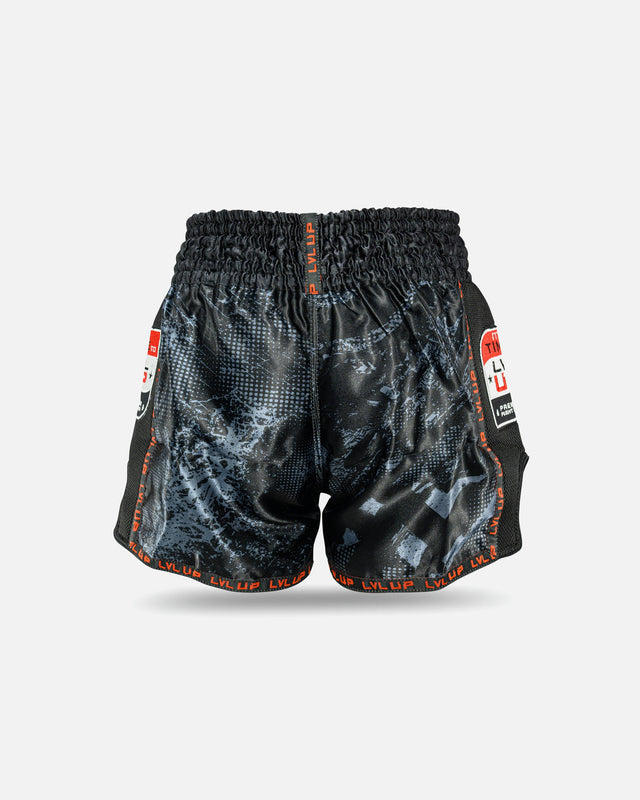 Spodenki Muay Thai LVL UP TKO – Czarne