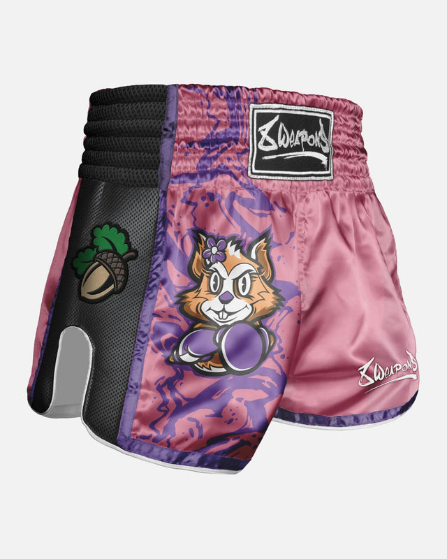 Pantalones de Muay Thai 8 WEAPONS Jenny - Rosa