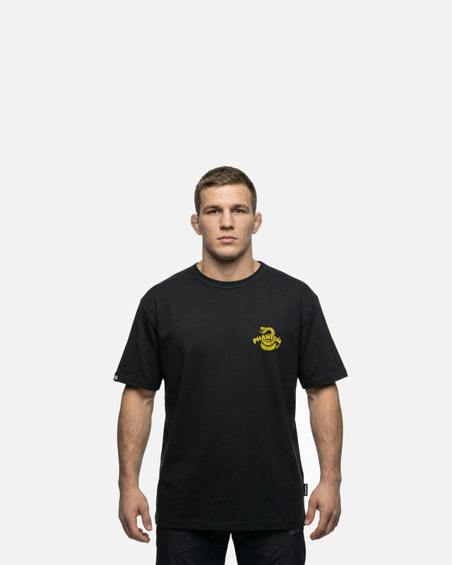 Phantom Athletics T-Shirt DON'T TREAD ON ME - Sort/Gul