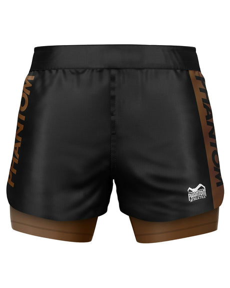Phantom Athletics Compressie Shorts Fusion-R 2in1 Ranked - Blauw