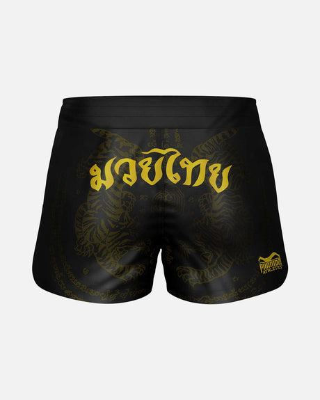 Muay Thai trenky Phantom Athletics Fusion – Černé/Zlaté