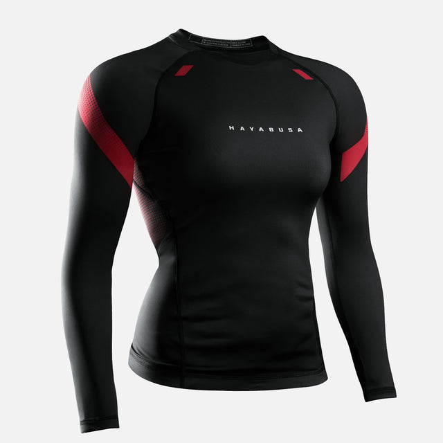 Rashguard Hayabusa Pro Ranked Mâneci Lungi Femei – Negru