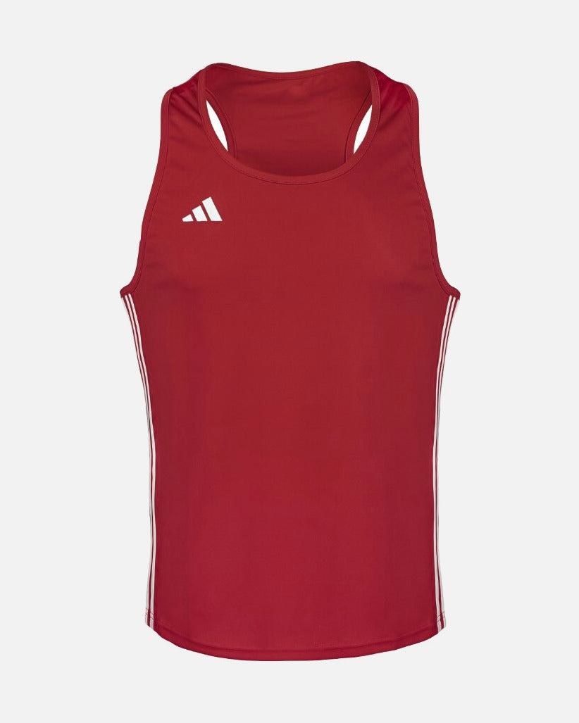 Adidas Boksshirt Punch Line - Rot/Weiß