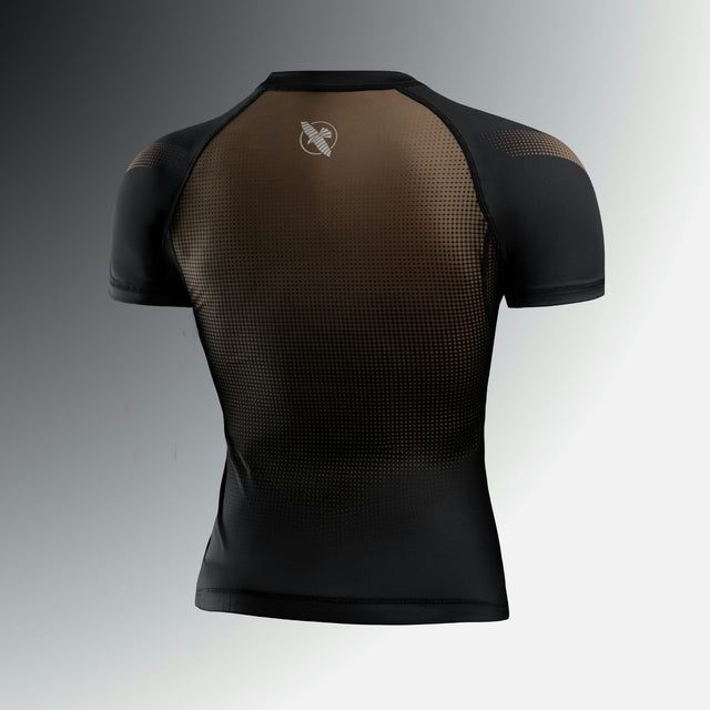 Hayabusa Rashguard Pro Ranked Korta Ärmar Dam – Brun