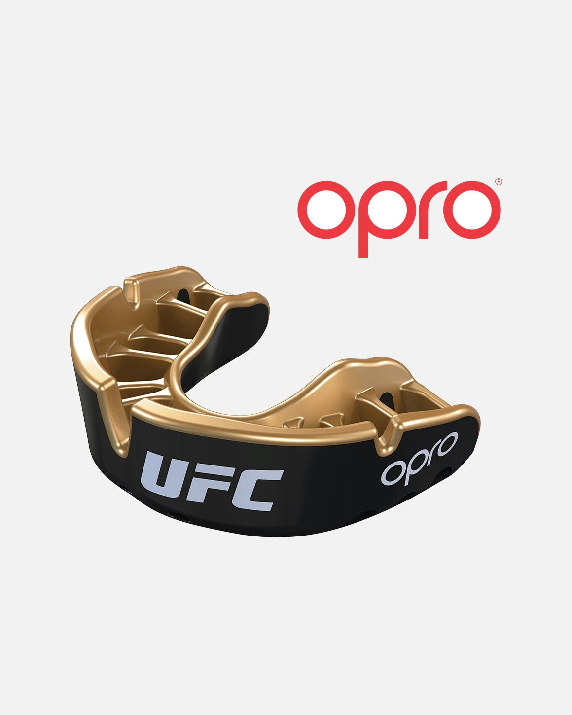 Paradenti OPRO Gold – Nero Metallizzato/Oro