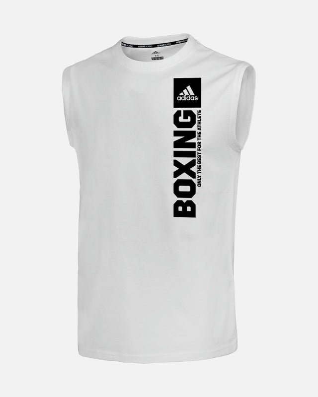 Adidas Tank Top Community Boxing - Wit/Zwart