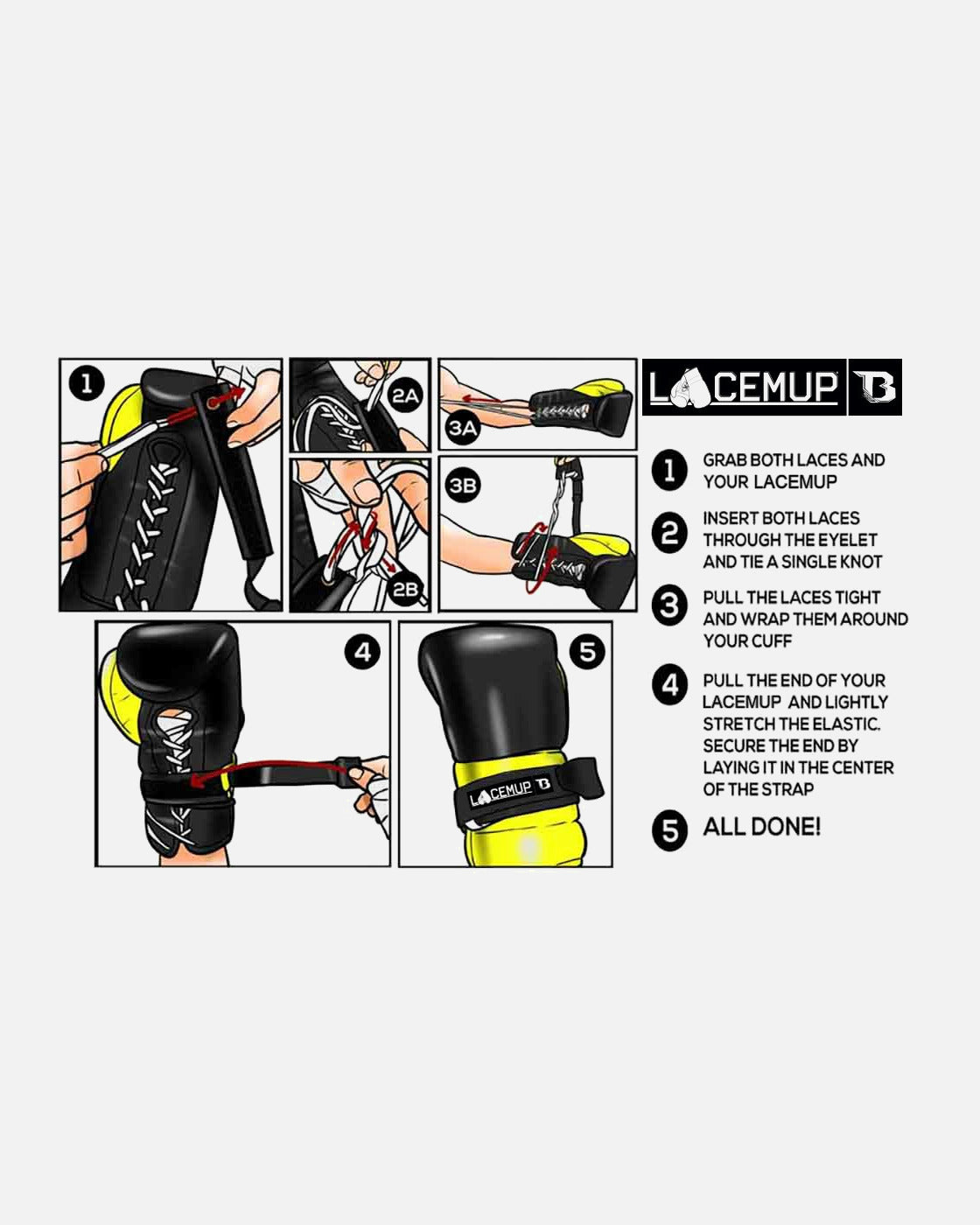 Booster Lacemup Snørebind til Velcro-konverter - Sort