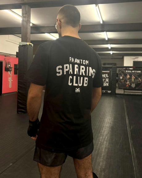 T-shirt Phantom Athletics Sparring Club Oversize Heavy – Nero