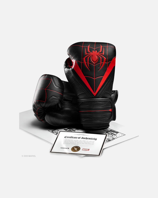 Guantoni da boxe Hayabusa x Marvel Miles Morales – Nero/Rosso