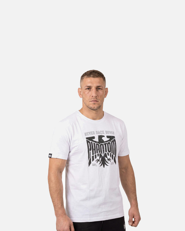 Phantom Athletics T-Shirt Germany Never Back Down – Weiß