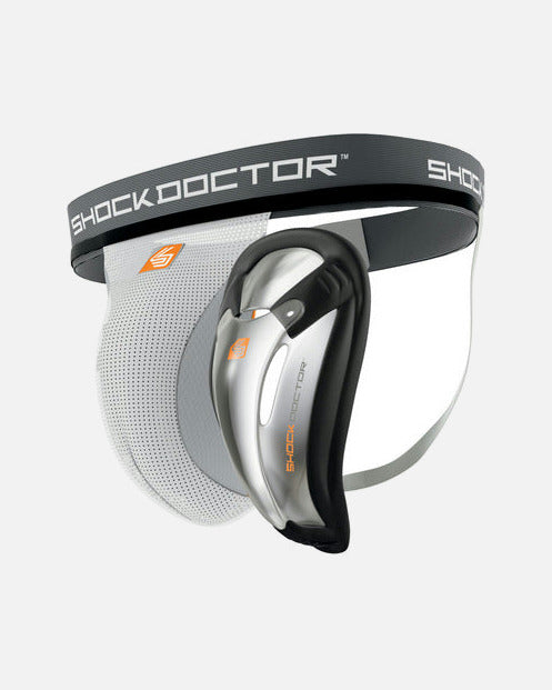 Suspensor Shock Doctor Core – Biały/Szary