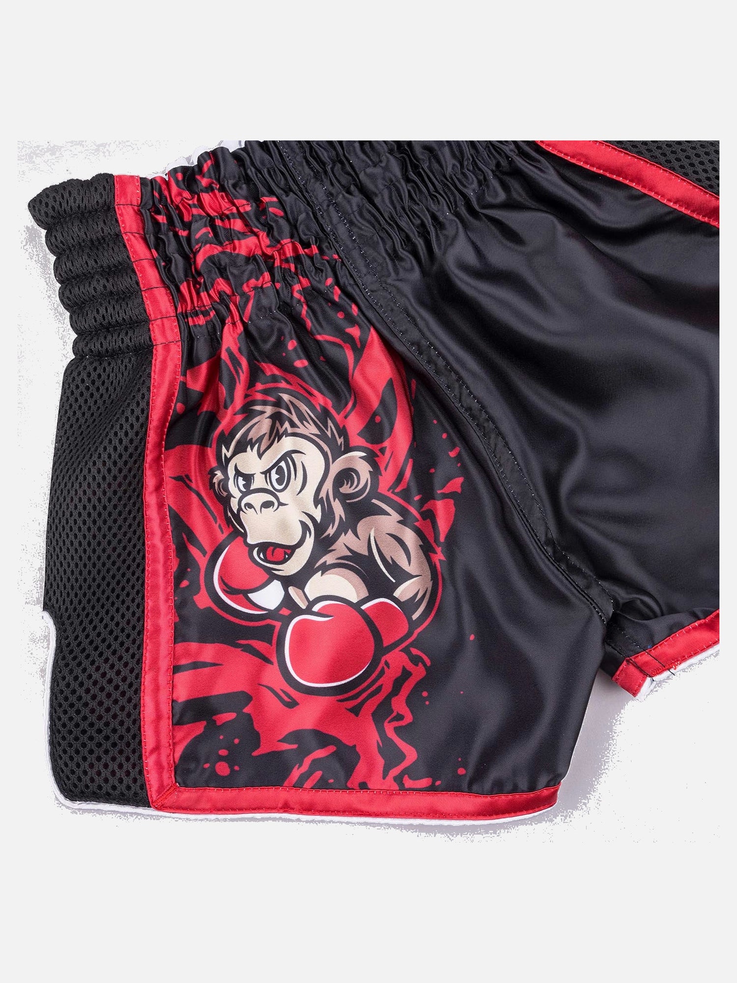 Spodenki Muay Thai 8 WEAPONS Joe – Czarne/Czerwone