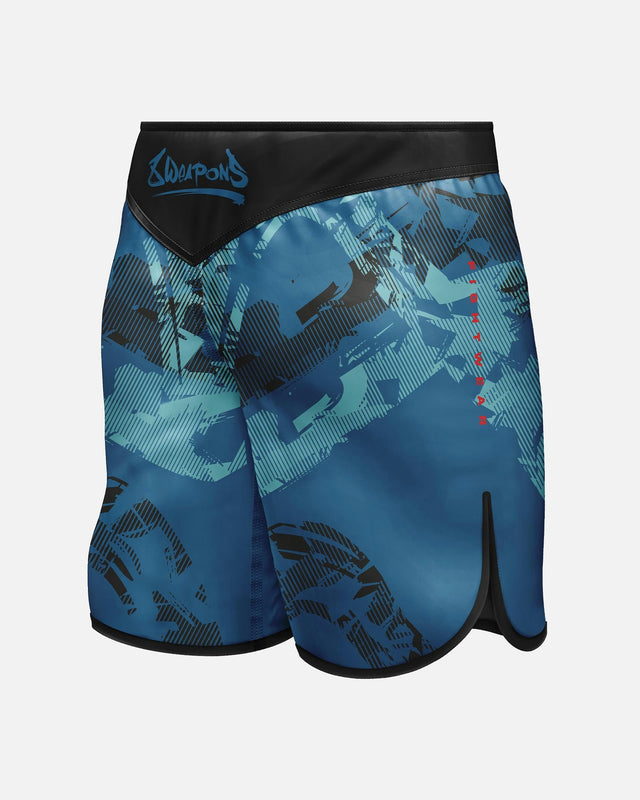 Pantalones de MMA 8 WEAPONS Hit 2.0 – Azul marino/Negro