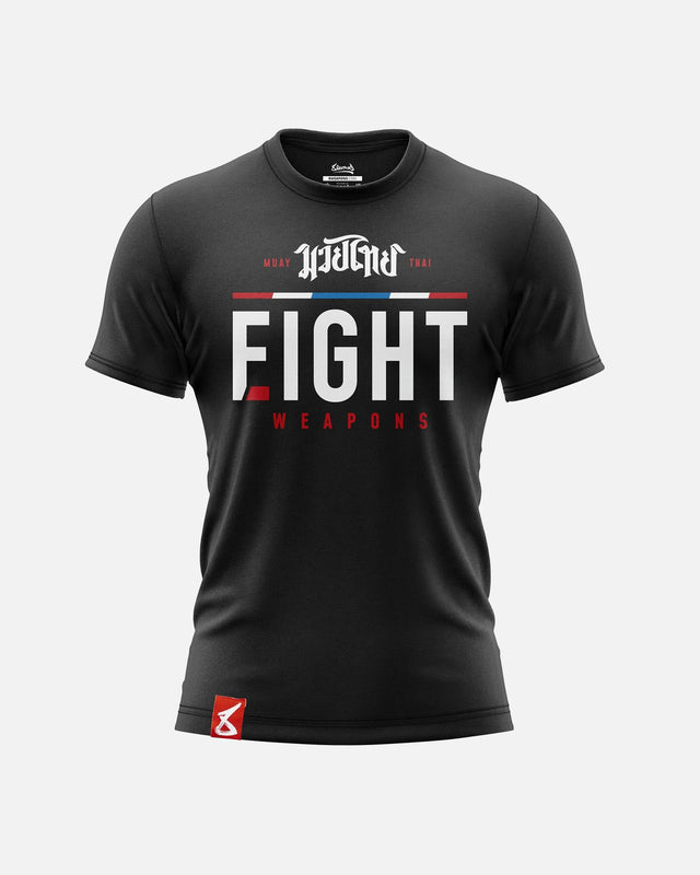 T-shirt 8 WEAPONS The Fight – Nero