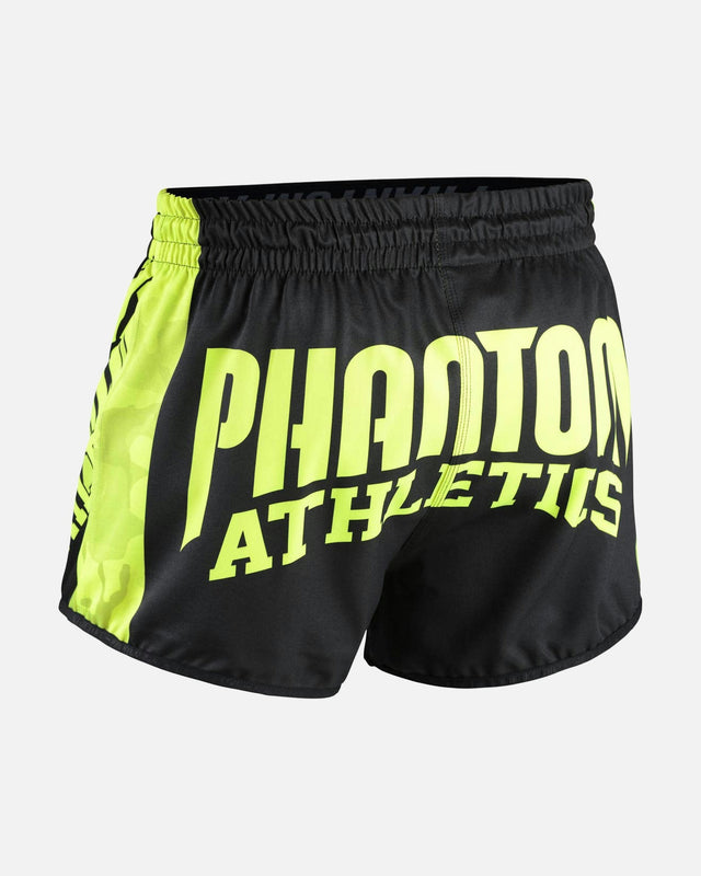 Phantom Athletics Muay Thai shorts Revolution – Sort/Neon