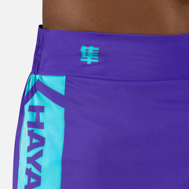 Hayabusa Muay Thai-shorts Icon – Lila/Vit