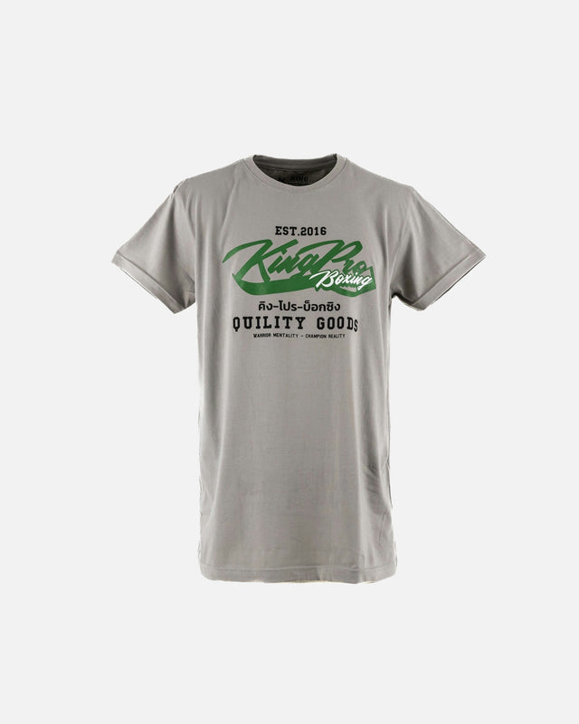 T-shirt King Pro Boxing Signature – Gris