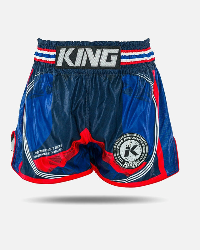 Pantalones de Muay Thai King Pro Boxing Flag – Azul