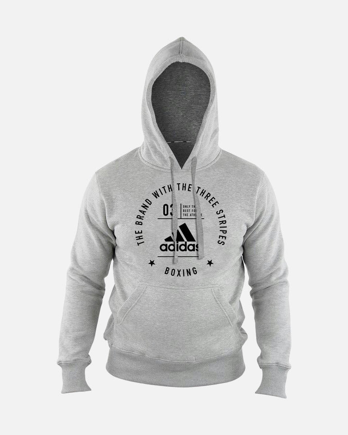 Adidas Hoodie Community Boxing – Gris/Noir