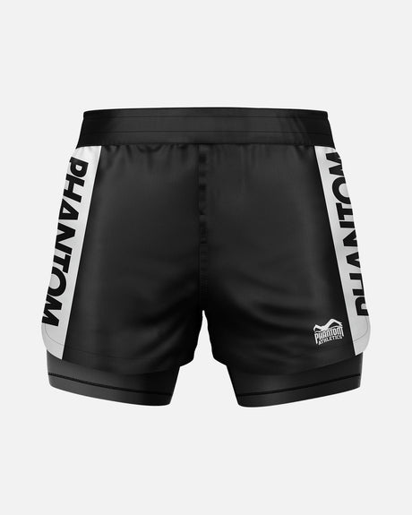 Kompresní kraťasy Phantom Athletics Fusion 2in1 Apex – Černé