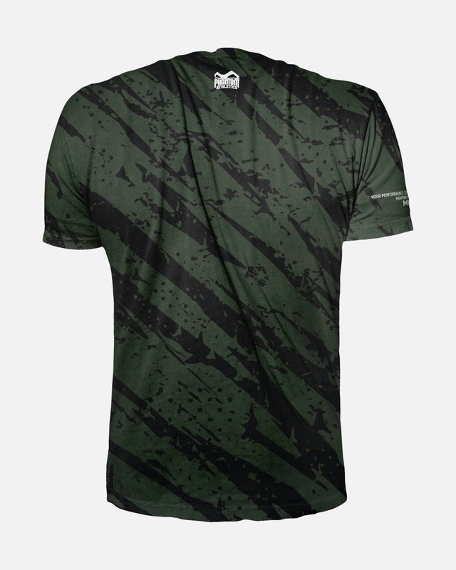 Phantom Athletics EVO Camo Tiger Training T-Shirt – Green