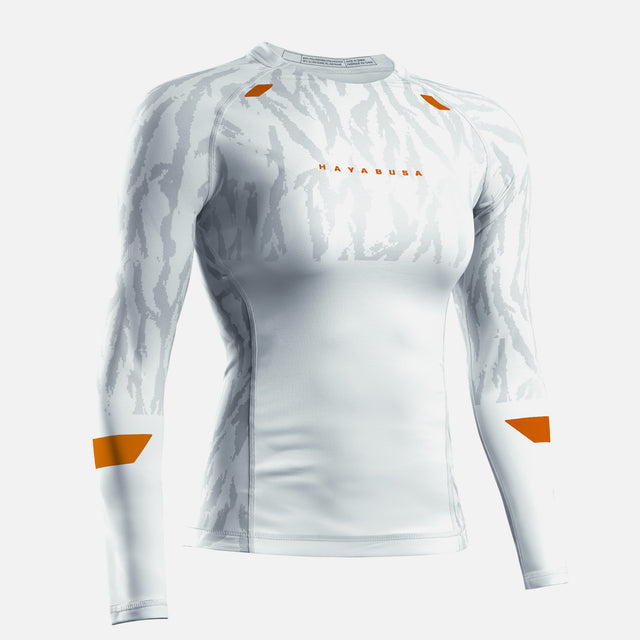 Rashguard Hayabusa Apex Vantage Maniche Lunghe Donna – Bianco