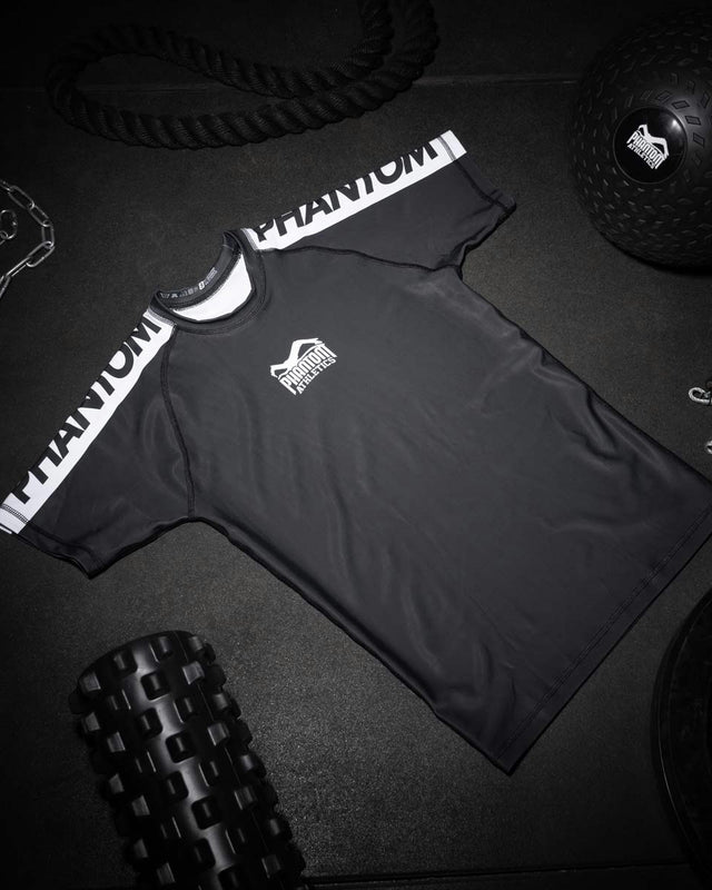 Phantom Athletics Rashguard EVO Apex Korta ärmar – Svart