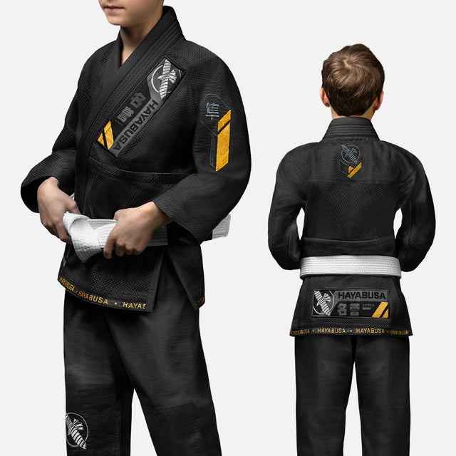 Kimono BJJ Hayabusa Ascend – Bambini – Nero