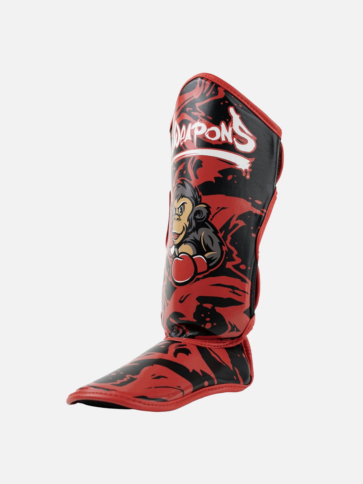 Caneleiras 8 WEAPONS Joe – Preto/Vermelho