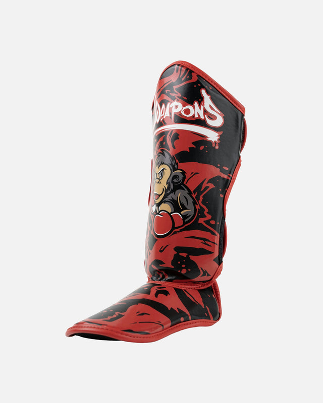 Caneleiras 8 WEAPONS Joe – Preto/Vermelho