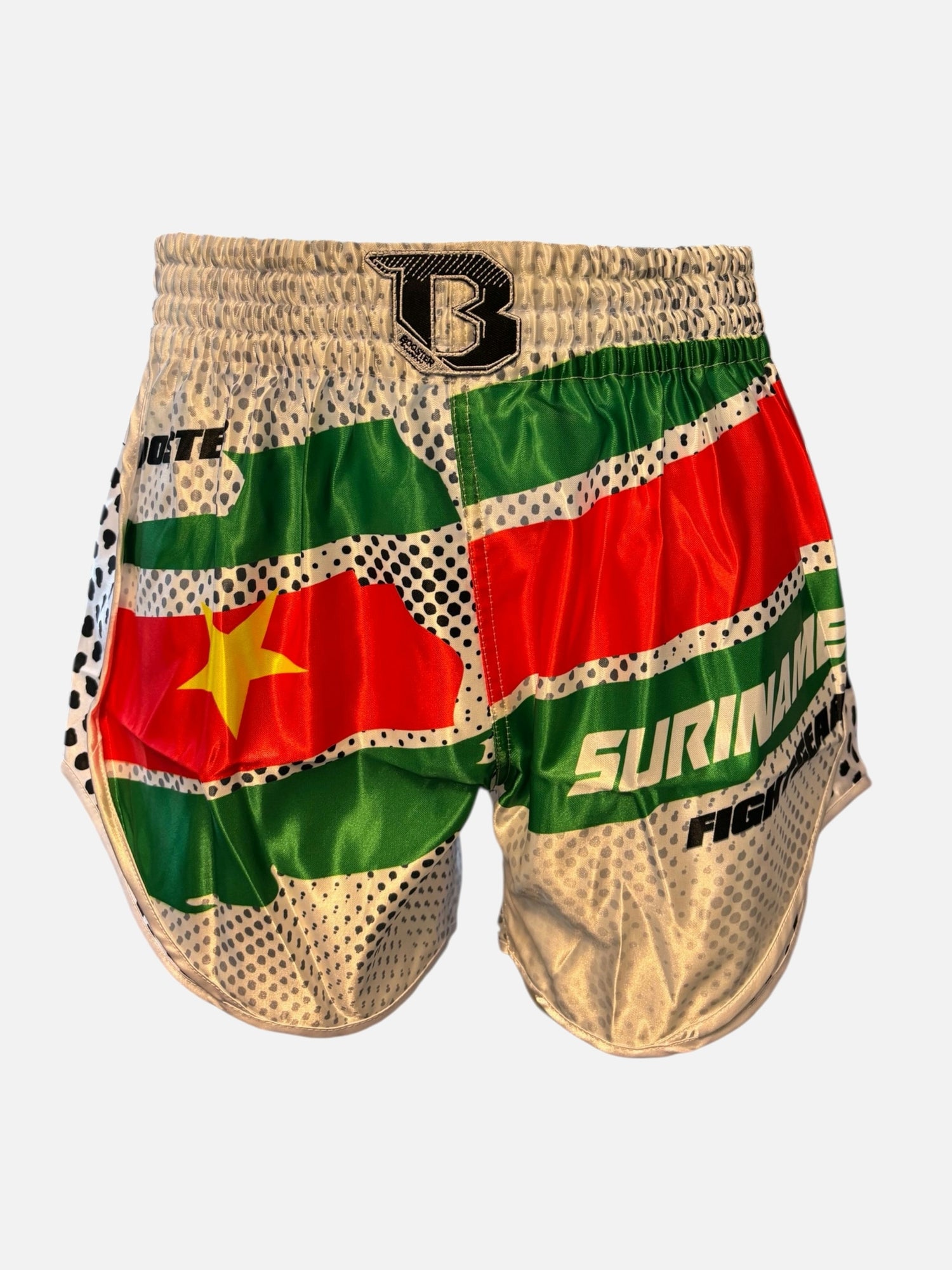 Pantaloncini Muay Thai Booster Suriname – Bianco